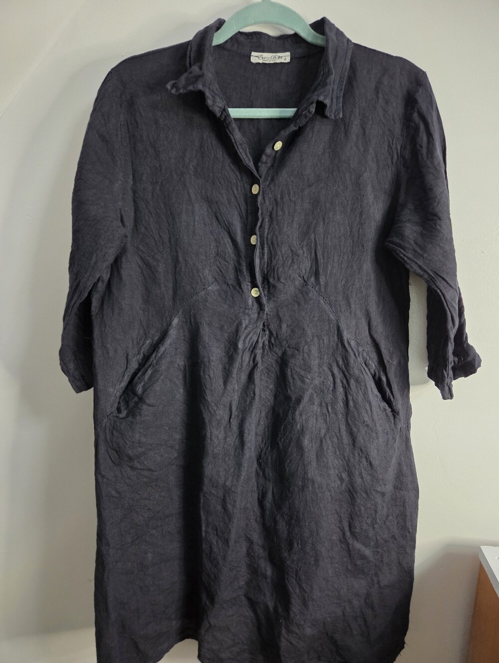 Elena Baldi Linen Dress Size Medium
